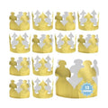 Hygloss Gold Paper Crowns 12 Pack - Paper Crowns for Kids to Decorate - Craft Activity - Blank Crown for Adults - Perfect for Parties, Celebrations - DIY Crown Crafts