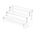 AZEAM Acrylic Display Riser, Clear Perfume Organizer, 3 Tier Cupcake Stand