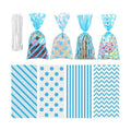 Aneco Blue Cellophane Bags 100 Pack 10.6 x 5.1 Inch