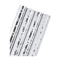 WRAPAHOLIC 30 Inch Silver Christmas Wrapping Paper Roll - Jumbo Roll Silver Snowflakes, Candy Cane Holiday Collection with Metallic Foil Shine - 4 Rolls - 30 Inch x 120 Inch Per Roll