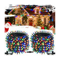 OZS Connectable 2-Pack 164Ft 400LED Christmas String Lights, Multicolor