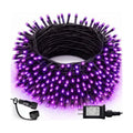 DAZZLE BRIGHT Halloween 300 LED String Lights, 100FT Connectable String Lights with 8 Lighting Modes, Halloween Decorations for Party Carnival Supplies, Indoor Outdoor Yard Garden Decor (Purple)