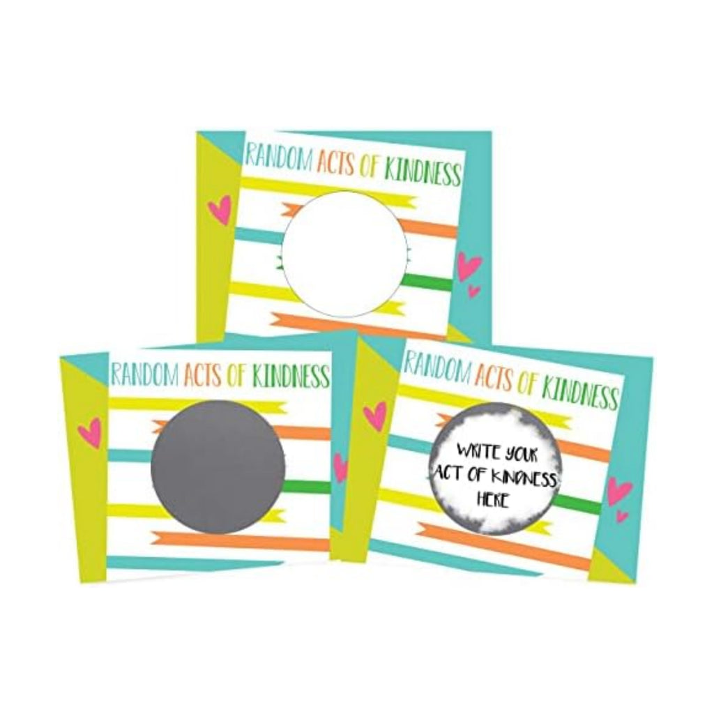 Make Your Own DIY Scratch Off ScratchNotes 20 Pack 3x4 Note Cards & Stickers Random Acts of Kindness