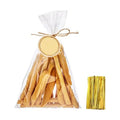 Yotelab Cellophane Treat Bags, 6x12 In Cellophane Bags With Ties, 100 Pcs