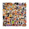 100PCS Non-Repeating Halloween Stickers, Vinyl Waterproof Holiday Stickers