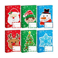 24Pcs Cute Christmas Gift Card Boxes Holder with To From Greeting Card