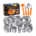 Pumpkin Carving Kit Tools & Stencils Set Halloween Cookie Cutters