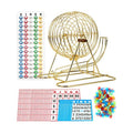 Regal Bingo Gold Professional Bingo Game Set with 11" Wheel Cage, 75 Bingo Balls, Master Board, 18 Bingo Cards & 25 Jumbo Reusable Cards, and Colorful Chips - Bingo Games for Adults Large Group