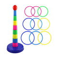 Toss Game Set Soft Plastic Ring Toss for Kids Birthday Indoor Outdoor