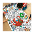 Tiny Expressions Christmas Coloring Tablecloth