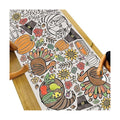 Tiny Expressions Thanksgiving Coloring Banner for Kids