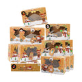 ZMCINER 12 PCS Christmas Cookie Boxes with Window Christmas Bakery Boxes Treat Boxes Baking Boxes for Gift Giving for Pastries, Cupcakes, Brownies, Brown Kraft Bakery Boxes 8.75 x 5.75 x 2.75 Inches