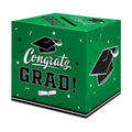 Gatherfun Graduation Party Decorations Graduation Box Graduation Card Box for Graduation Gift Graduation Party Favors Decor Party Supplies Green