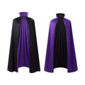 Adult Stand Collar with Hood Reversible Cloak Masquerade Cape for Halloween