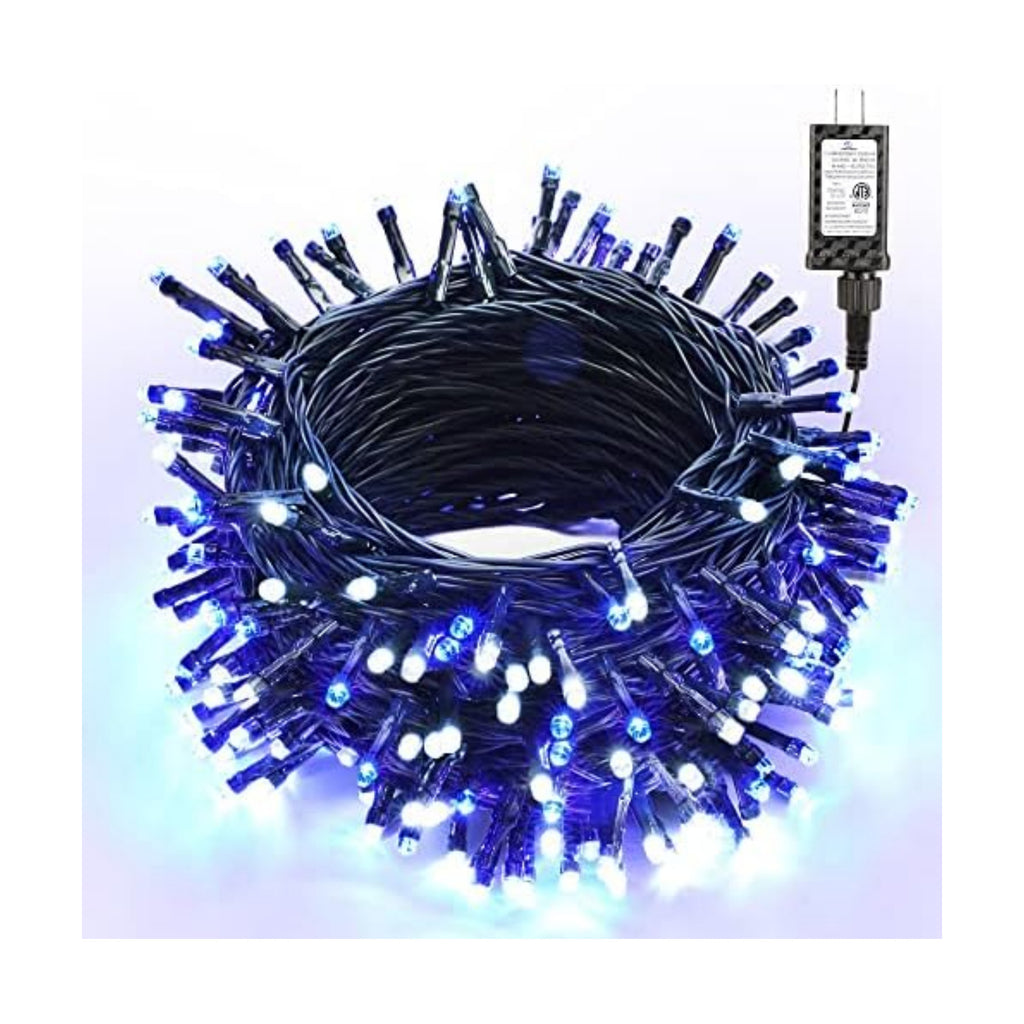 Brizled Blue White Christmas String Lights Indoor Outdoor, 78.74ft 240 LED