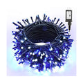Brizled Blue White Christmas String Lights Indoor Outdoor, 78.74ft 240 LED