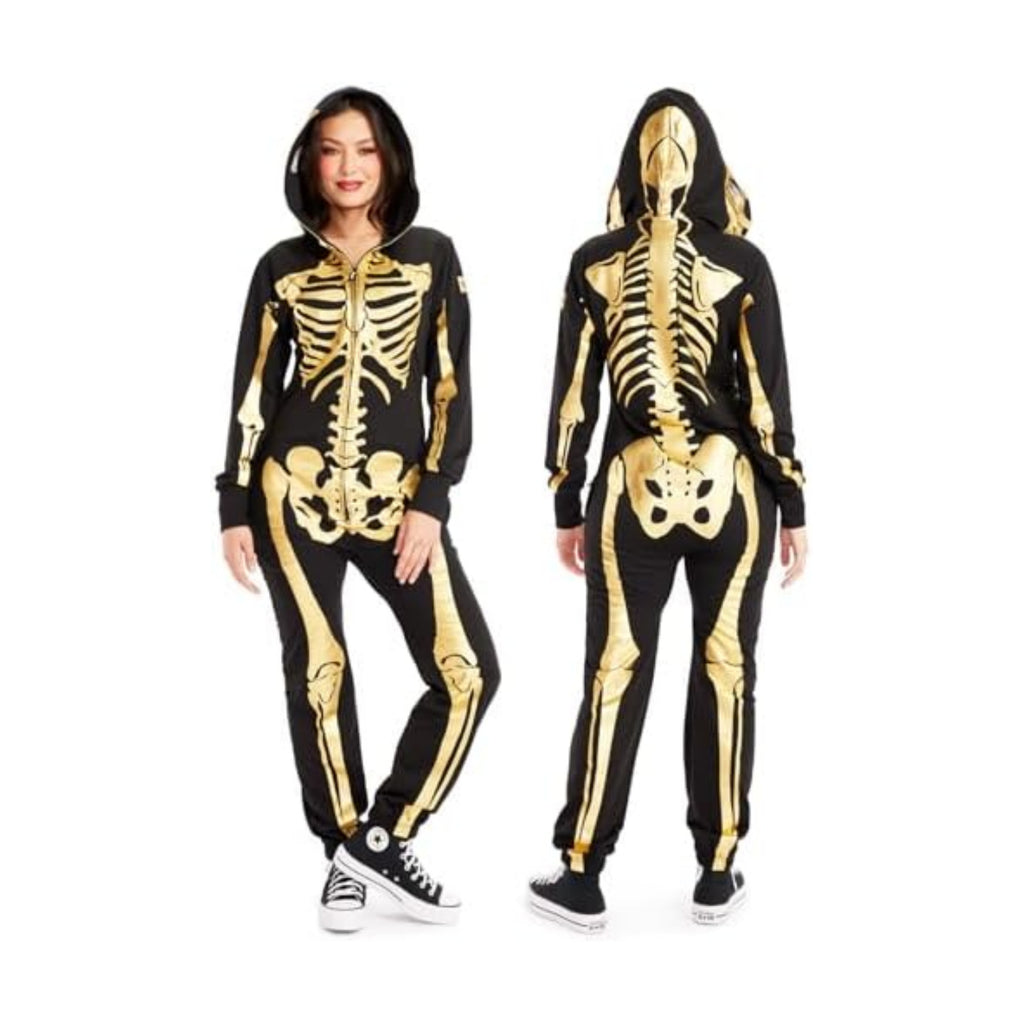 Tipsy Elves Skeleton Halloween Jumpsuit Costume for Women