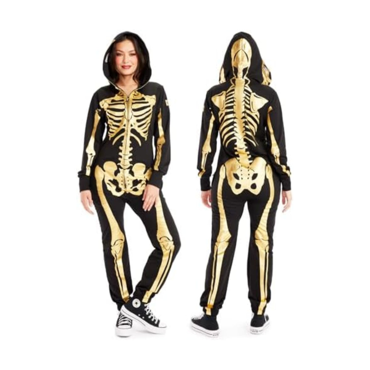 Tipsy Elves Skeleton Halloween Jumpsuit Costume for Women