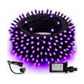 TW SHINE Halloween Lights, 200 LED 66FT Outdoor Halloween Light Plug in with 8 Modes, Waterproof Christmas Lights Outdoor, Indoor Decorations for Party Yard Haunted House Decor, Purple