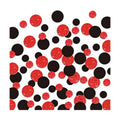 Letjolt Red Black Confetti Glitter Dots Table Decorations 100 Pcs