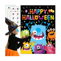 Halloween Games for Kids, Pin the Eye on the Monster Game Decorations