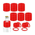 Aodaer 60 Pack Ring Toss Rings Plastic Carnival Rings for Carnival Party Favors Bottles Sport Ring Toss Game Fun Target Toys