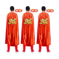 iROLEWIN Adult Super-Hero-Capes and Masks as Halloween Superhero Costumes