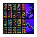 TATUWST Glow in the Dark Tattoos 172 PCS Glow in the Dark Party Supplies