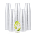 JOLLY CHEF 8 oz Clear Disposable Plastic Cups, 200 Pack Heavy-duty Clear Plastic Cups Perfect for Wedding, Thanksgiving, Christmas, Halloween Party