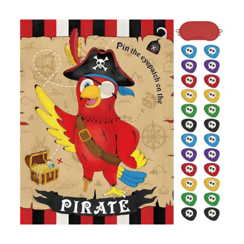 WERNNSAI Pirate Party Game for Kids Boys Pirate Party Decorations