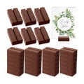 Roowest 25 Pcs Wood Place Card Holder 2 Inch Rustic Table Number Holders