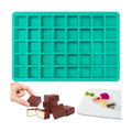 Sakolla Square Chocolate Mold, 40 Cavities Silicone Cube Mold for Chocolate, Candy, Caramel, Ice Cubes, Ganache, Gummy