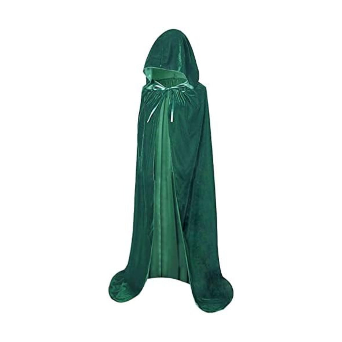 Hooded Cloak Long Velvet Cape for Christmas Halloween Cloak Costumes Hooded Cape Masquerade Dress Up