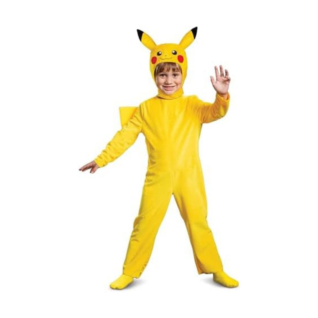 Disguise Pokemon Pikachu Costume Child Pikachu Cosplay Outfit & Headpiece Kids Pokemon Cosplay