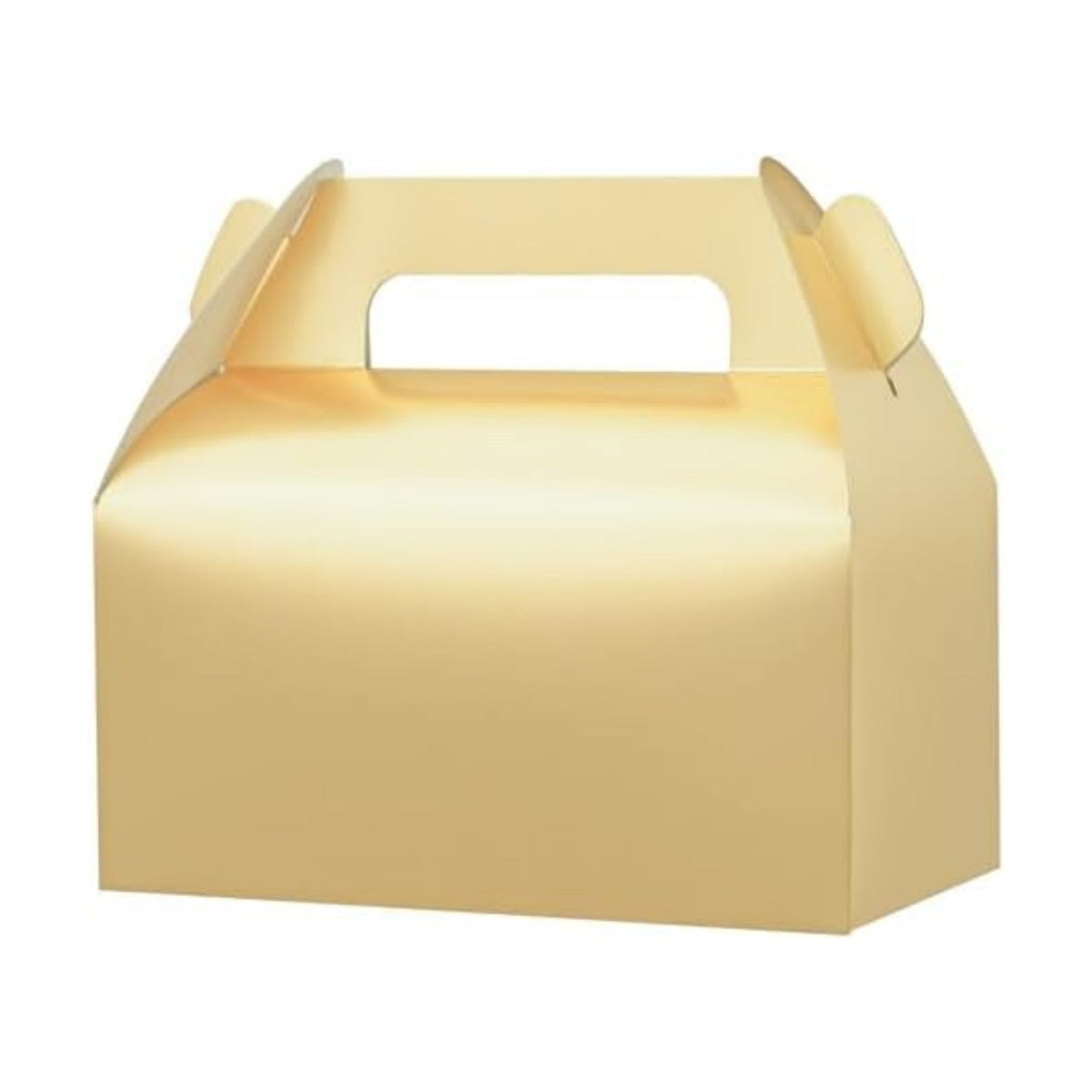 UnicoPak 30 Pack Gold Gable Treat Boxes, Party Favor Boxes, Gift Boxes for Kids, for Snacks, Candy, Toys, Birthday Party, Wedding, Halloween, Christmas – 6.5x3.5x3.5 Inches