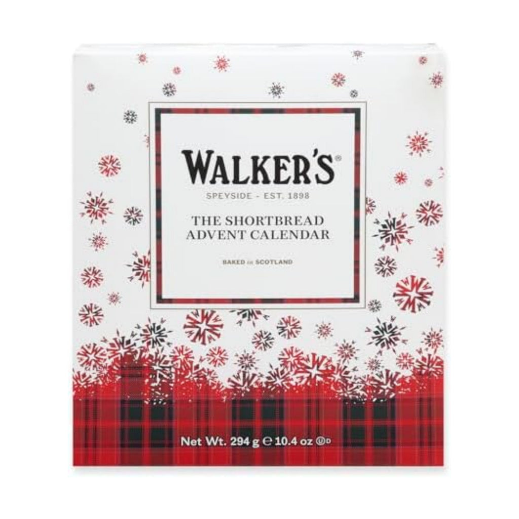 Walker’s 2026 Advent Calendar with Shortbread Cookies from Scotland - 24 Count (10.4 oz) - Limited Edition Cookie Box with Christmas Cookies in Various Shapes and Flavors