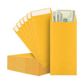 Cash Envelopes-120 Envelopes Money Saving Challenge, 3.2x6.6inch Money Envelopes for Cash, Brown Kraft Paper Money Saving Envelopes, Cash Envelopes for Budgeting, Coins, Checks, Gift Cards & Tickets