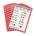 chiazllta Christmas Party Games, Song Guessing Sing Me a Picture Xmas Themed Party Holiday Activity for Adults Groups Coworkers, 30 Players