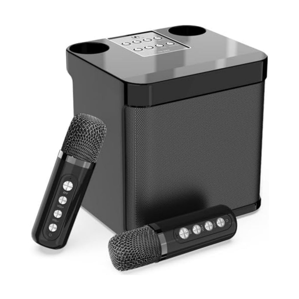 Karaoke Machine for Adults and Kids, Portable Bluetooth Karaoke Speaker with 2 Wireless Microphones for TV, Singing Karaoke for Home Party, Great Gifts for Boys and Girls