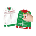 Big Dot of Happiness Ugly Sweater - 2-in-1 Holiday and Christmas Party Cards - Activity Duo Games - Set of 20