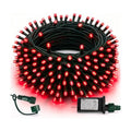 TW SHINE Christmas Lights, 200 LED 66FT Outdoor Christmas Lights Plug in with 8 Modes, Waterproof Light Outdoor, Indoor Xmas Decorations for Party Yard House Decor, Red