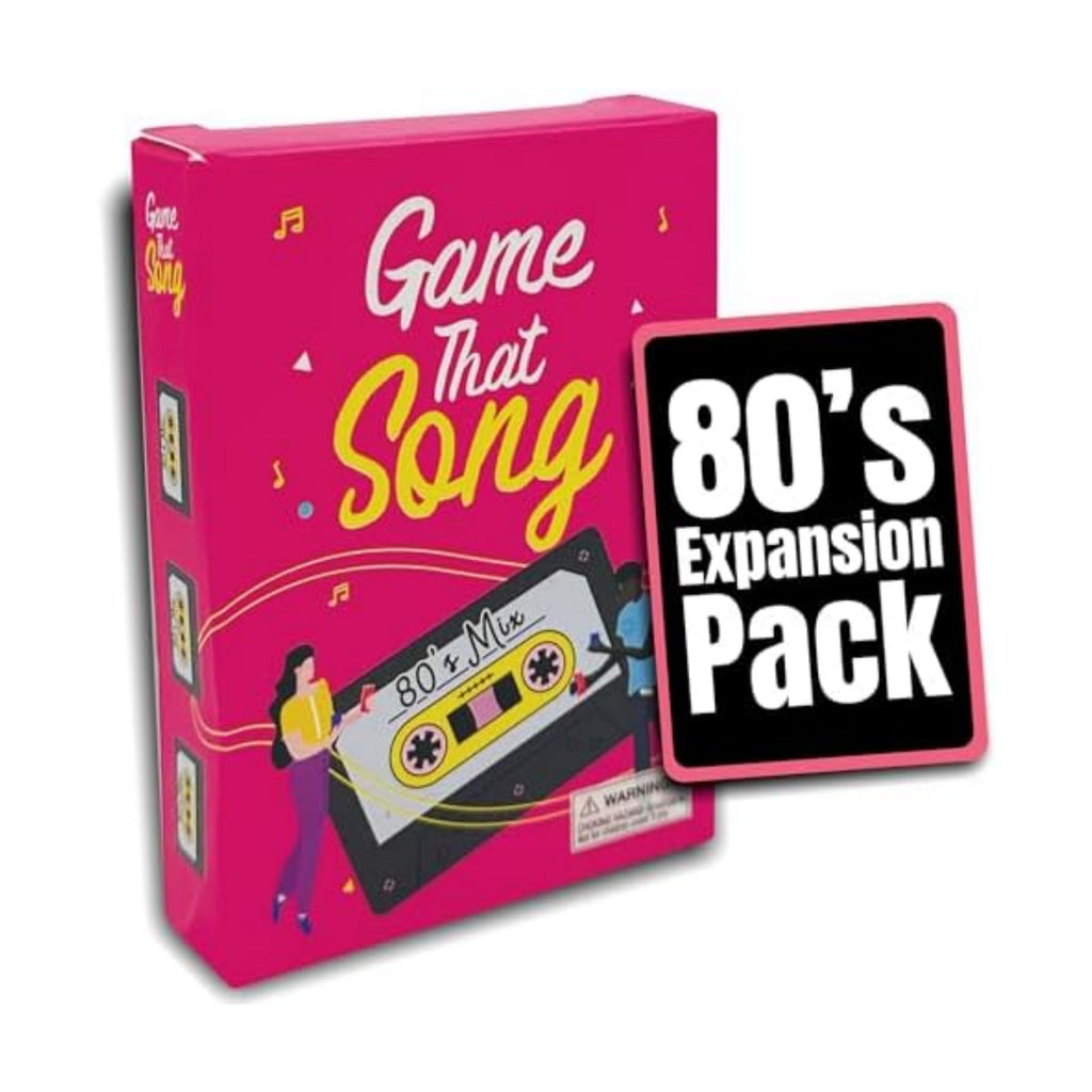 Game That Song 80's Mix Expansion - 50 New Cards - Music Card Game for Family, Adults, and Teens. Hilarious, Addictive, and Competitive Fun for Game Nights!