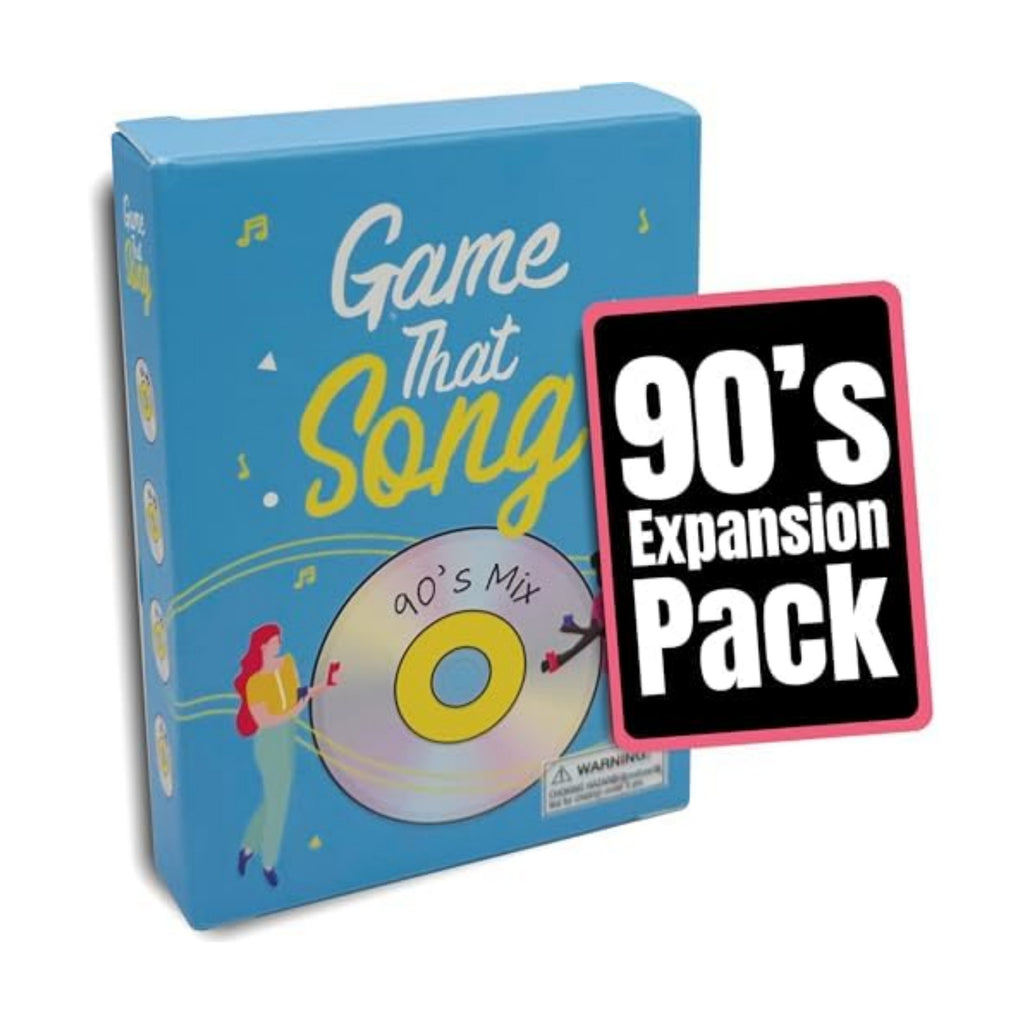 Game That Song 90's Mix Expansion - 50 New Cards - Music Card Game for Family, Adults, and Teens. Hilarious, Addictive, and Competitive Fun for Game Nights!