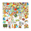 JULBEAR 300 Pcs Back to School Foam Stickers for Kids Campus DIY Crafts