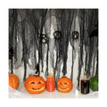 200" x 59" Halloween Spooky Cloth - Black Creepy Spooky Halloween Decorations - Large Size Scary Creepy Gauze for Halloween Party Supplies Stairway Window Table Doorways Decor
