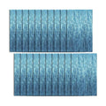 20 Pack Foil Curtain Backdrop Blue Metallic Tinsel Foil Fringe Curtains Photo Booth Props for Birthday Wedding Engagement Baby Shower Bachelorette Christmas Holiday Celebration Party Decorations