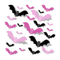 Pink Bats Wall Decor Halloween Bats Decoration Stickers