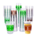 Gatherfun 100 Pcs 16oz Football Plastic Cups - Football Parties and Tailgate Events, Disposable & Convenient - Ideal Party Supplies & Party Favors for Football Themed Birthdays