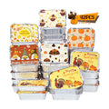 42Pcs Thanksgiving Leftover Containers with Lids, Tin Foil Containers