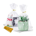 LOKQING Clear Halloween Treat Bags, 100 Pack 8x11 in for Gifting